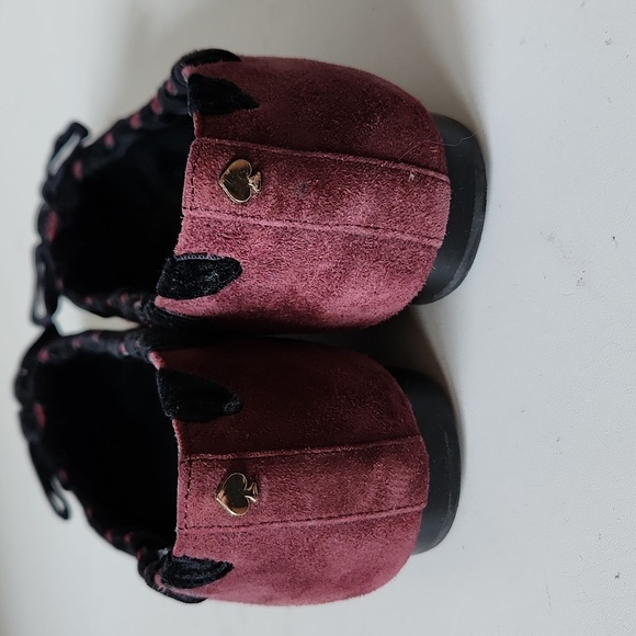 KATE SPADE | Kalani Flats Pointed Toe Red Black Sz 6.5M - Picture 4 of 5